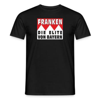 FRANCONIA THE ELITE OF BAVARIA - Men's T-Shirt - black - Front - AI Model Male 178 light (178cm)