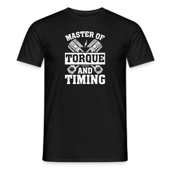 Auto Motorsport Tuning Design - Männer T-Shirt - Schwarz - Vorne - AI Model Male 178 light (178cm)