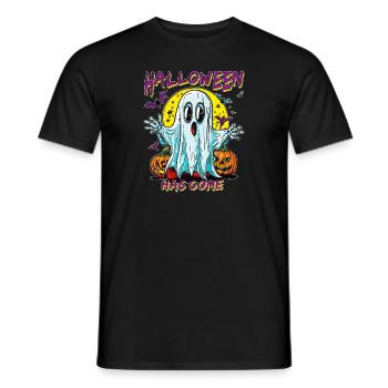 HALLOWEEN HAS COME - Men's T-Shirt - black - Front - AI Model Male 178 light (178cm)