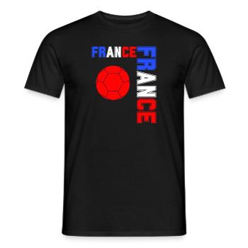 drapeau france cadeau, cadeau france drapeau - T-shirt homme - noir - Devant - AI Model Male 178 light (178cm)