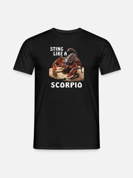 STING LIKE A SKORPIO - Men's T-Shirt - black