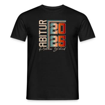 Abitur 2025 Abiturienten Abitur Abitur Abitur Exam Gift - Men's T-Shirt - black - Front - AI Model Male 178 light (178cm)