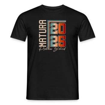 Matura 2024 Cadeau de fin d’études Matura Matura - T-shirt homme - noir - Devant - AI Model Male 178 light (178cm)