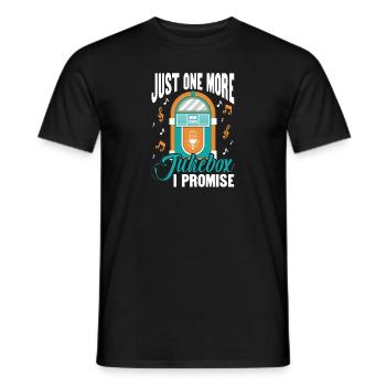 Juste un juke-box de plus que je promets boîte à musique - T-shirt homme - noir - Devant - AI Model Male 178 light (178cm)