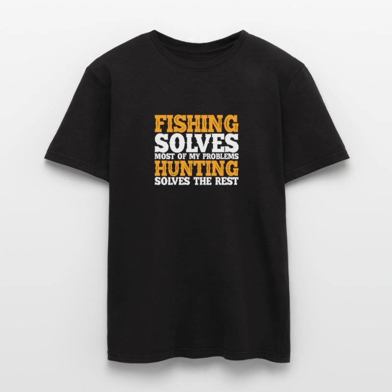 Fishing Solves Problems Men’s T-shirt