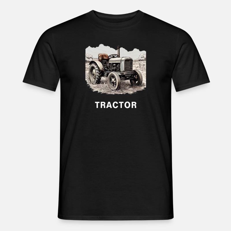 TRAKTOR - Männer T-Shirt - Schwarz