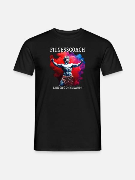 PREPARATORE ATLETICO: NON C'È VITTORIA SENZA LOTTA - T-shirt uomo - nero
