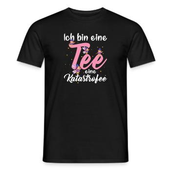 Ich bin eine Fee eine Katastrofee I Feenstaub - Männer T-Shirt - Schwarz - Vorne - AI Model Male 178 light (178cm)