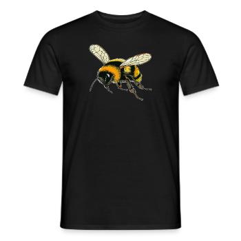 BUMBLEBEES CONTOUR - Men's T-Shirt - black - Front - AI Model Male 178 light (178cm)