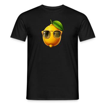 LUNETTES DE SOLEIL CITRON - T-shirt homme - noir - Devant - AI Model Male 178 light (178cm)