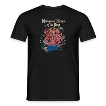Mechanical Marvels of the Deep Design - Men's T-Shirt - black - Front - AI Model Male 178 light (178cm)