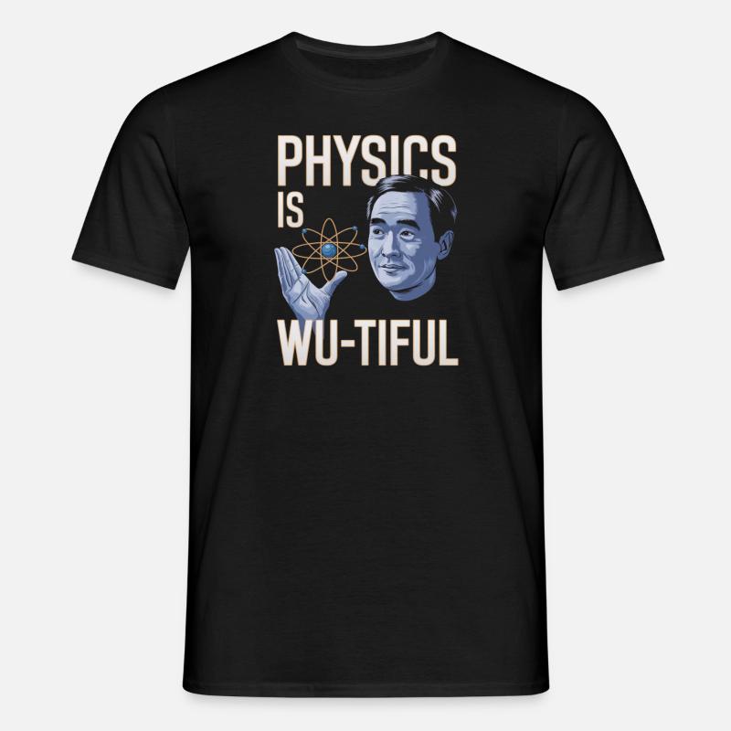 Physics Is Wu-tiful Design - Männer T-Shirt - Schwarz