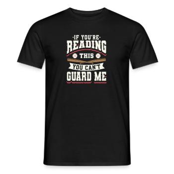 Wenn Sie Dies Lesen, Können Sie Mich Nicht - Männer T-Shirt - Schwarz - Vorne - AI Model Male 178 light (178cm)