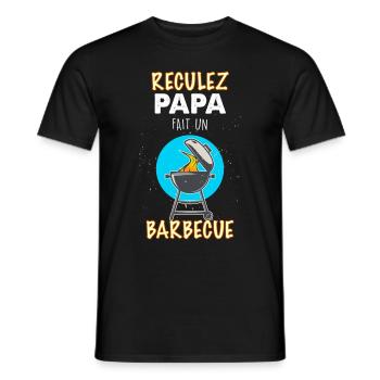 Papa Barbecue Humour - T-shirt homme - noir - Devant - AI Model Male 178 light (178cm)