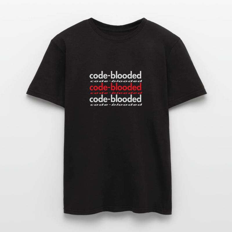 Code Blooded Programmer Coding Computer Science Men's T-shirt