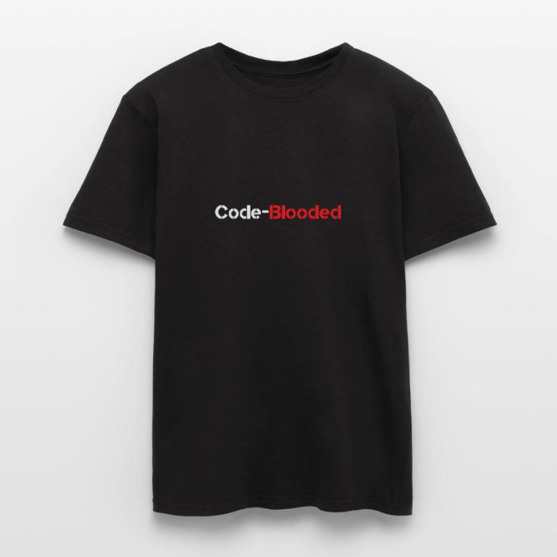 Code Blooded Programmer Coding Computer Science Men's T-shirt