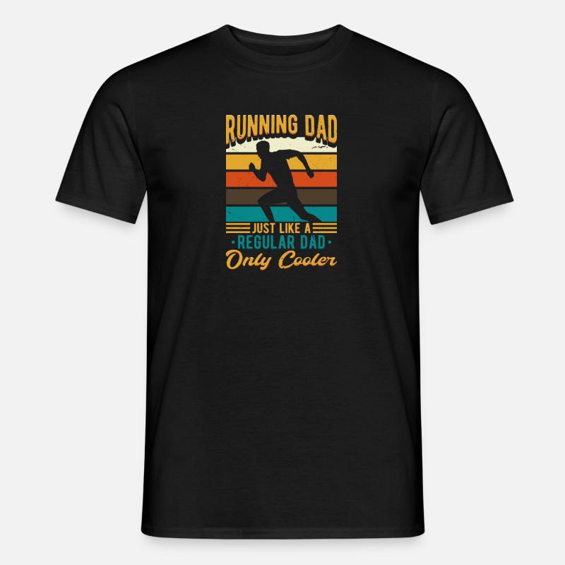 Courir père comme un père normal seulement plus cool - T-shirt homme - noir