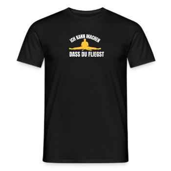 Ich kann machen das du fliegst Kampfsport Judo - Männer T-Shirt - Schwarz - Vorne - AI Model Male 178 light (178cm)