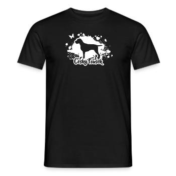 CESKY FOUSEK Chiens de chasse Chiens Wilsigns - T-shirt homme - noir - Devant - AI Model Male 178 light (178cm)