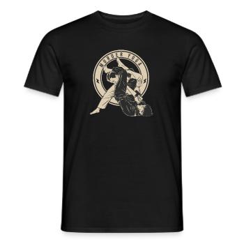 Wrestling Murder Yoga Martial Arts Fifhter - Männer T-Shirt - Schwarz - Vorne - AI Model Male 178 light (178cm)