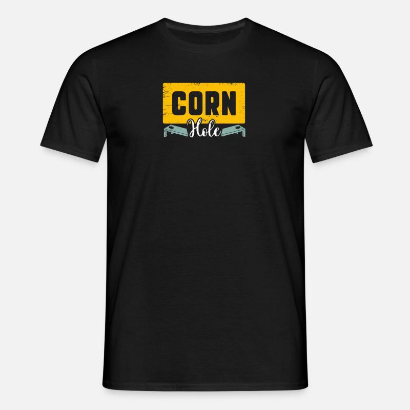 Cornhole - Männer T-Shirt - Schwarz