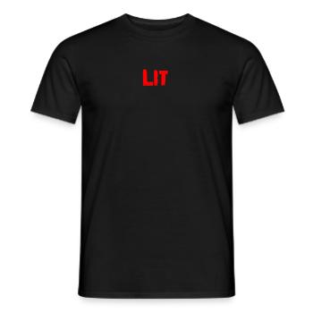 Éclairé super sympa super bon - T-shirt homme - noir - Devant - AI Model Male 178 light (178cm)