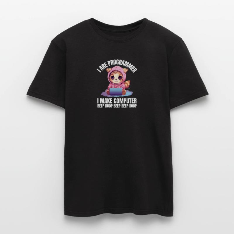 Ich bin Programmierer. Ich mache Computer Beep Männer T-Shirt