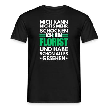 Nicht schockbarer Florist - Männer T-Shirt - Schwarz - Vorne - AI Model Male 178 light (178cm)