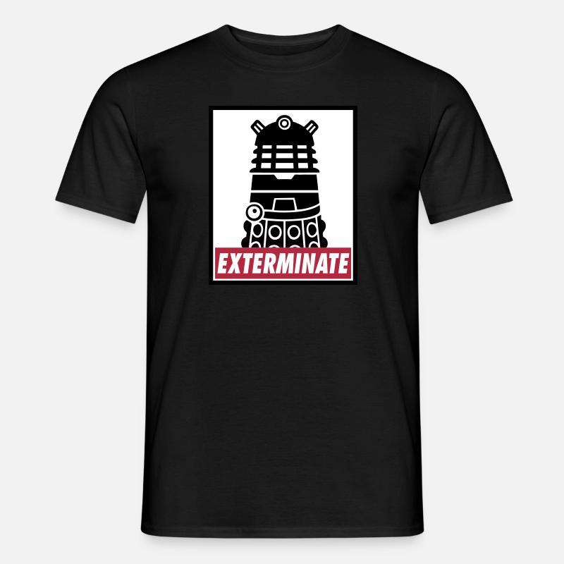 Dalek - Männer T-Shirt - Schwarz