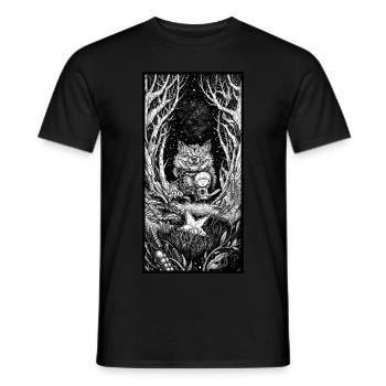 Chasseurs d'étoiles - T-shirt homme - noir - Devant - AI Model Male 178 light (178cm)
