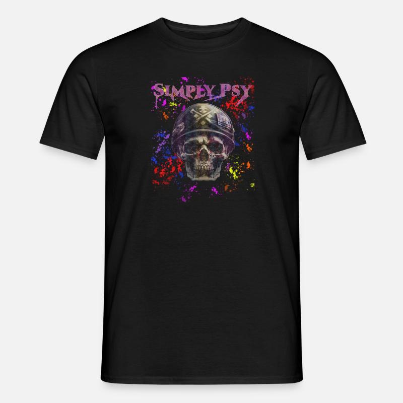 Simply Psy - Männer T-Shirt - Schwarz