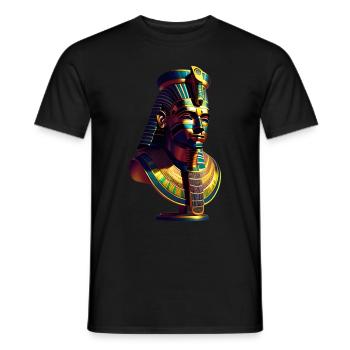 Pharaonisches Design 7 - Männer T-Shirt - Schwarz - Vorne - AI Model Male 178 light (178cm)