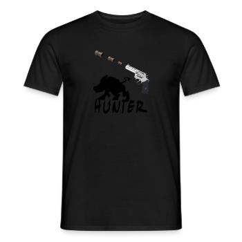 Hunter - hunt - hunt - Men's T-Shirt - black - Front - AI Model Male 178 light (178cm)