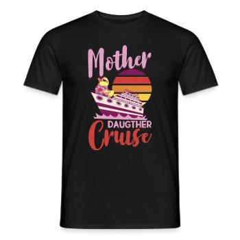 Kreuzfahrt - Männer T-Shirt - Schwarz - Vorne - AI Model Male 178 light (178cm)
