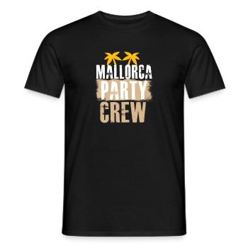 Équipage de fête de Majorque - T-shirt homme - noir - Devant - AI Model Male 178 light (178cm)