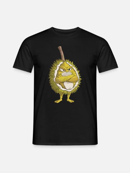 Durian - Männer T-Shirt - Schwarz