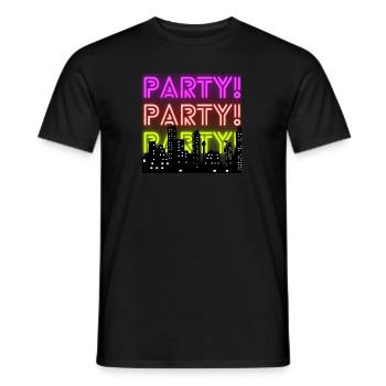 Parti - T-shirt homme - noir - Devant - AI Model Male 178 light (178cm)