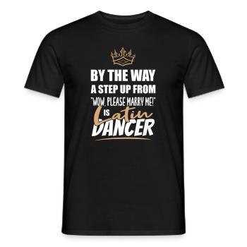 Les danseurs latins sont les plus séduisants - T-shirt homme - noir - Devant - AI Model Male 178 light (178cm)