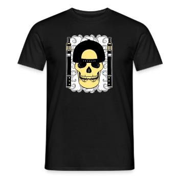 Vaper - Männer T-Shirt - Schwarz - Vorne - AI Model Male 178 light (178cm)