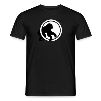 Cool monkey - Men's T-Shirt - black - Front - AI Model Male 178 light (178cm)