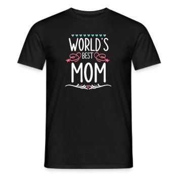 Mama Muttertag Geschenkidee Schwanger - Männer T-Shirt - Schwarz - Vorne - AI Model Male 178 light (178cm)