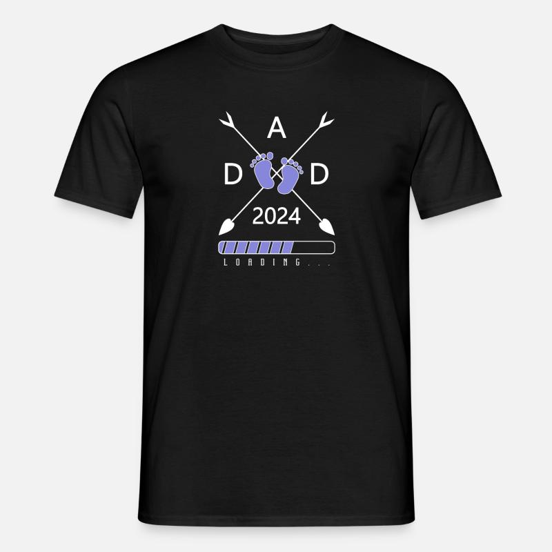 dad 2024 loading - Männer T-Shirt - Schwarz