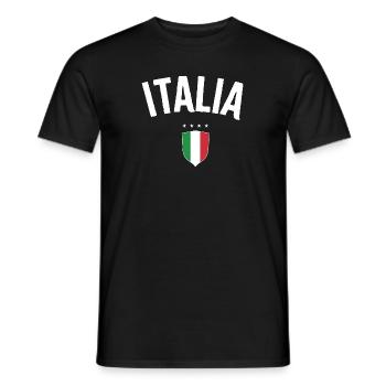 Italia - T-shirt homme - noir - Devant - AI Model Male 178 light (178cm)