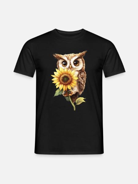 Schneeleopard - Männer T-Shirt - Schwarz