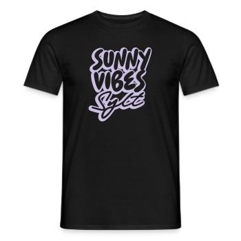 SUNNY VIBES SYLT - Men's T-Shirt - black - Front - AI Model Male 178 light (178cm)