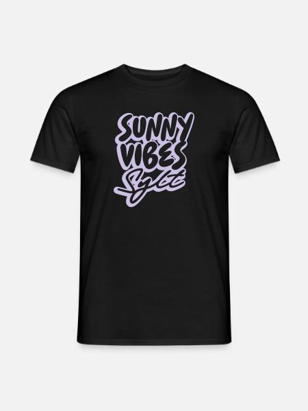 SUNNY VIBES SYLT - Men's T-Shirt - black