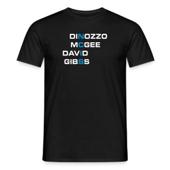 NCIS Agenten Team - Männer T-Shirt - Schwarz - Vorne - AI Model Male 178 light (178cm)