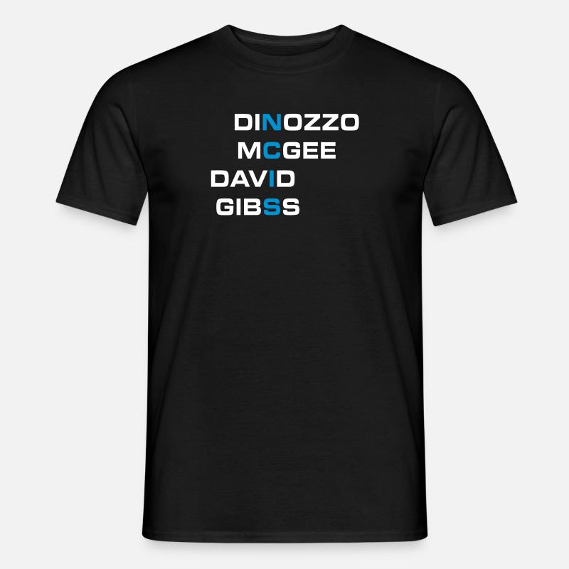 NCIS Agenten Team - Männer T-Shirt - Schwarz