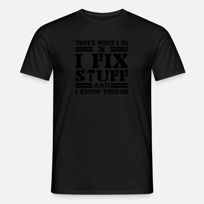 that s what I do - Men’s T-shirt - black