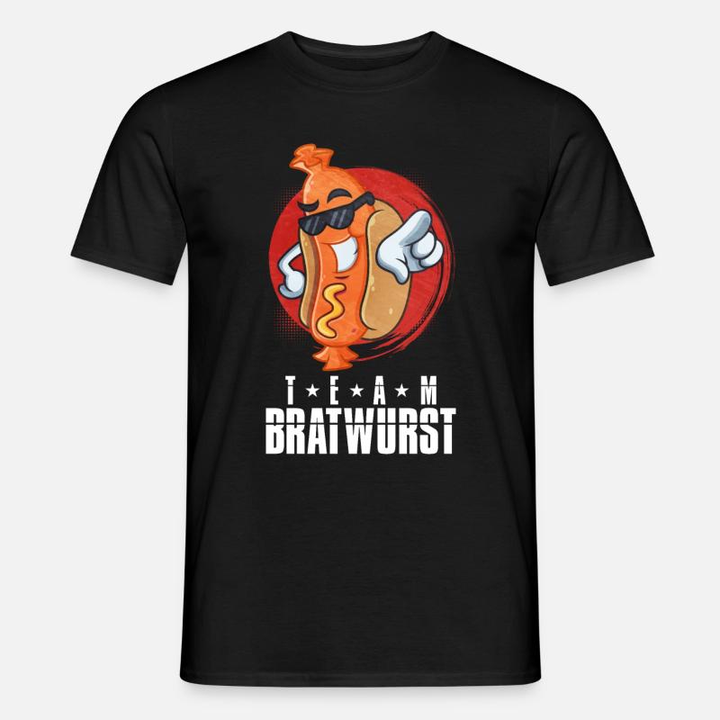 Bratwurst as a gift - Men's T-Shirt - black